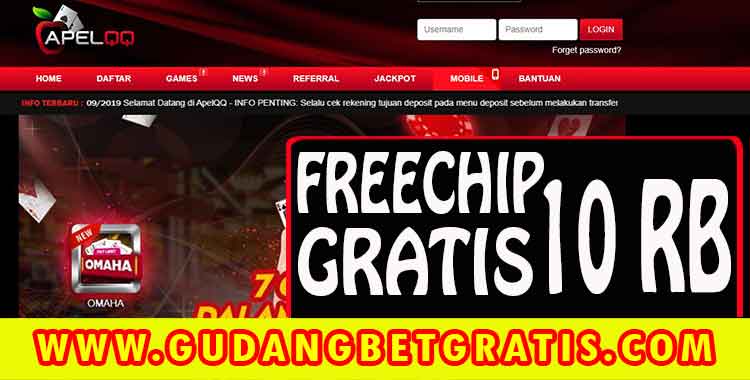 betgratis,gudangbetgratis,info freechip,freechip poker terbaru,link alternatif apelqq,agen domino terbaik