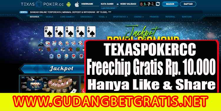 TEXASPOKERCC - Freechip Gratis Terbaru Rp. 10.000 - Gudang BetGratis : Info Bet Gratis Freechip ...