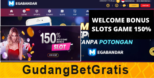 MEGABANDAR-  WELCOME BONUS SLOTS GAME 150%