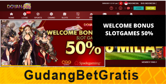 DOYAN303- WELCOME BONUS SLOTGAMES 50%