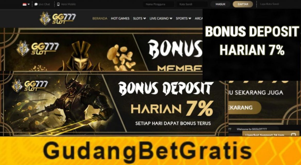 GGSlot777 - Bonus Deposit Harian 7%