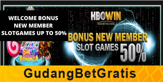 HBOWIN- WELCOME BONUS NEW MEMBER SLOTGAMES UP TO 50%